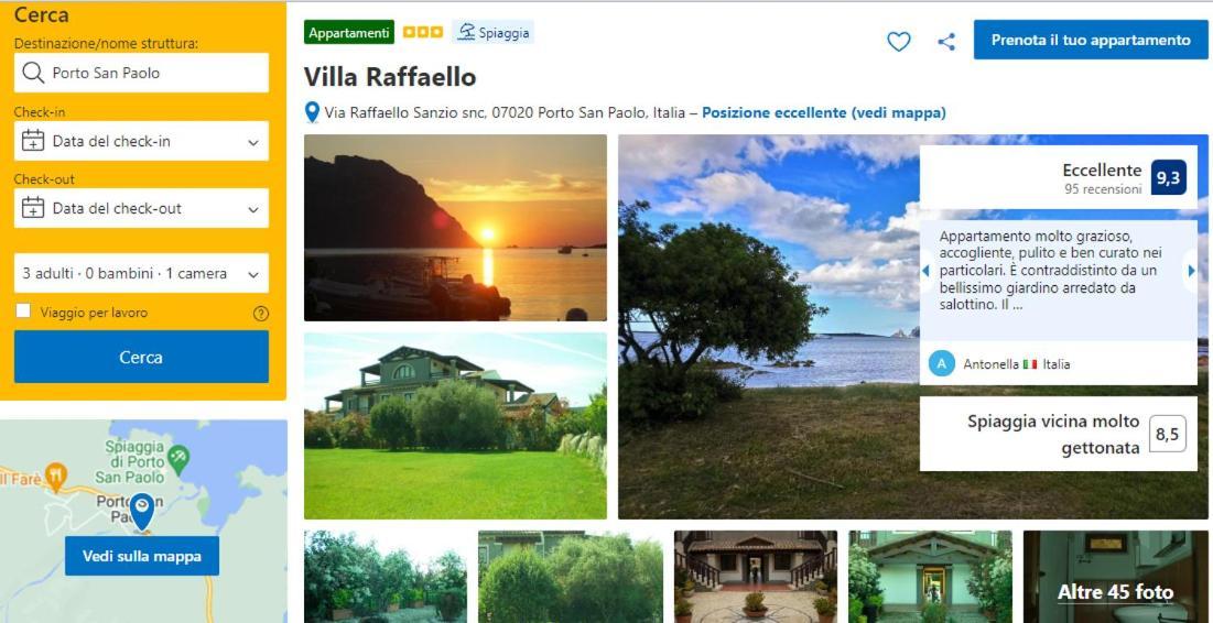 Villa Raffaello بورتو سان باولو المظهر الخارجي الصورة